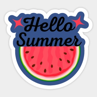 hello summer Sticker